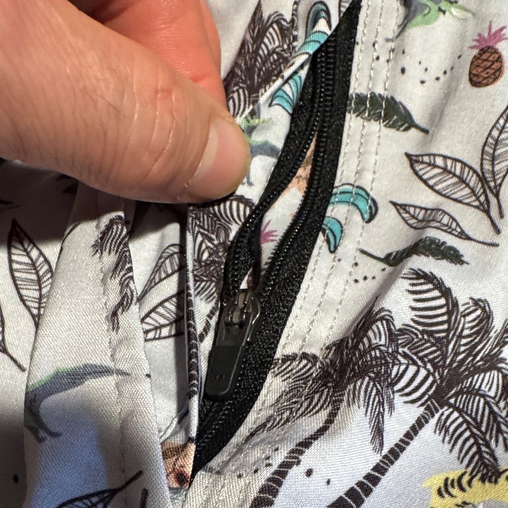 Baja llamaTropical Print Men's swimming athletic Shorts - Picture 7 of 11